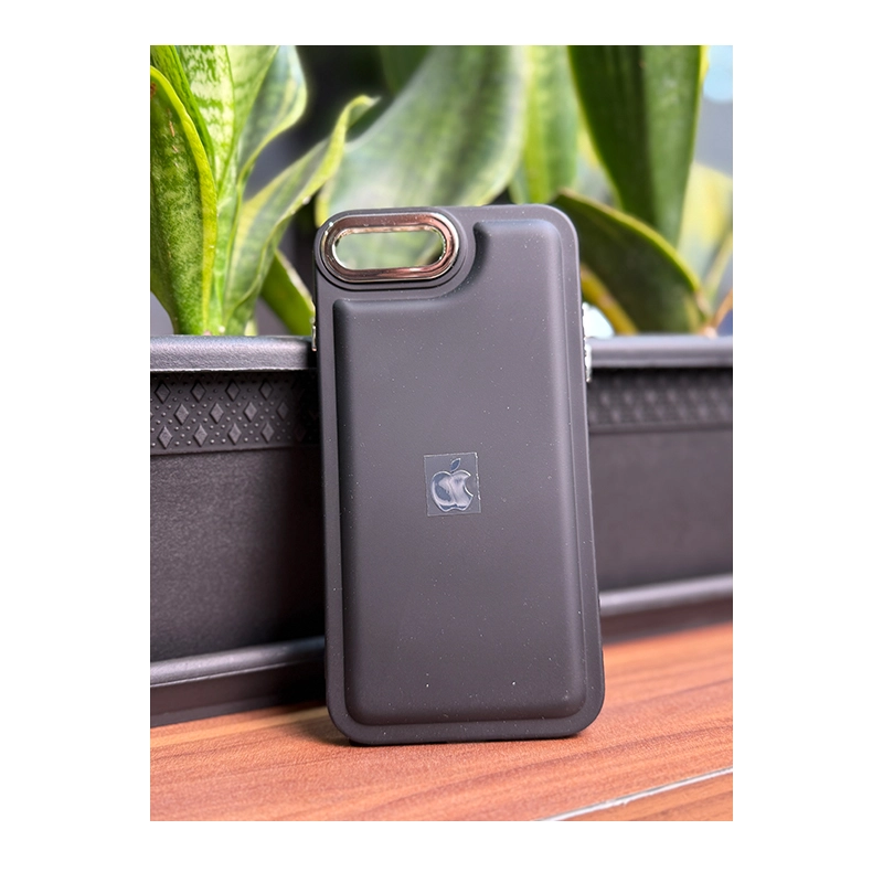 قاب پافر ساده لنز متال مدل iphone 78 (1)
